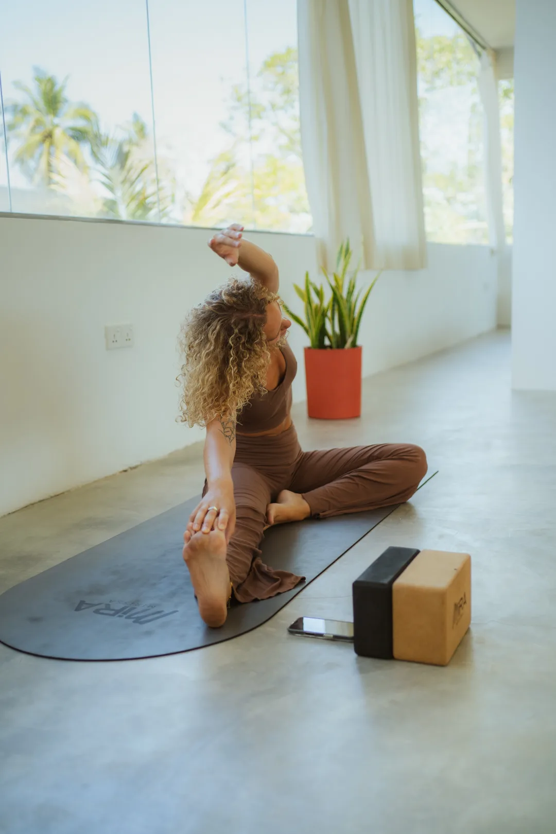Yoga class at MiRA Mirissa